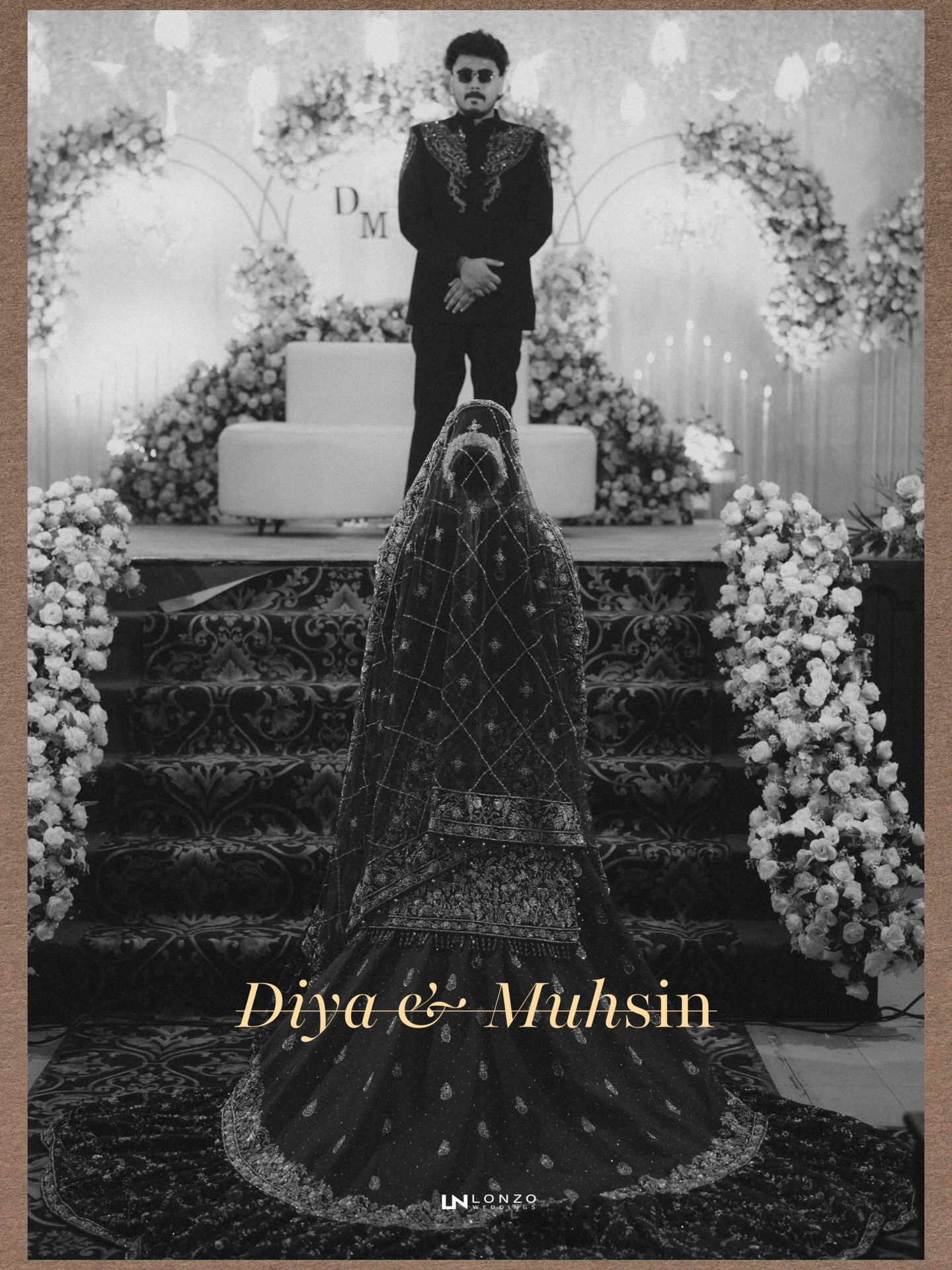 Diya and Muhsin on their reception day