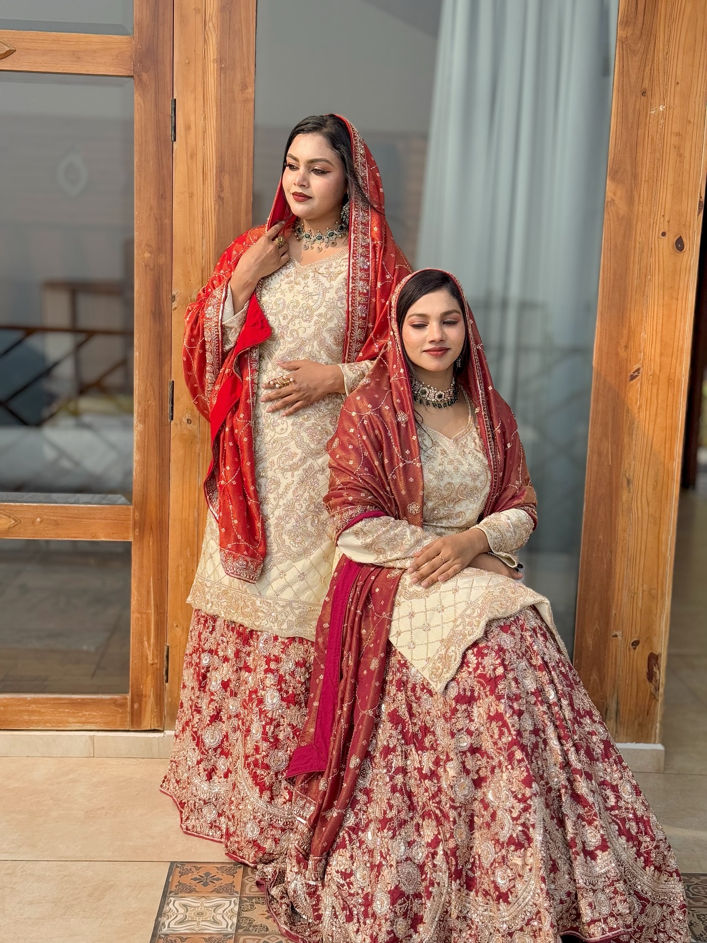 Designer embroidered sarees for reception and function wear